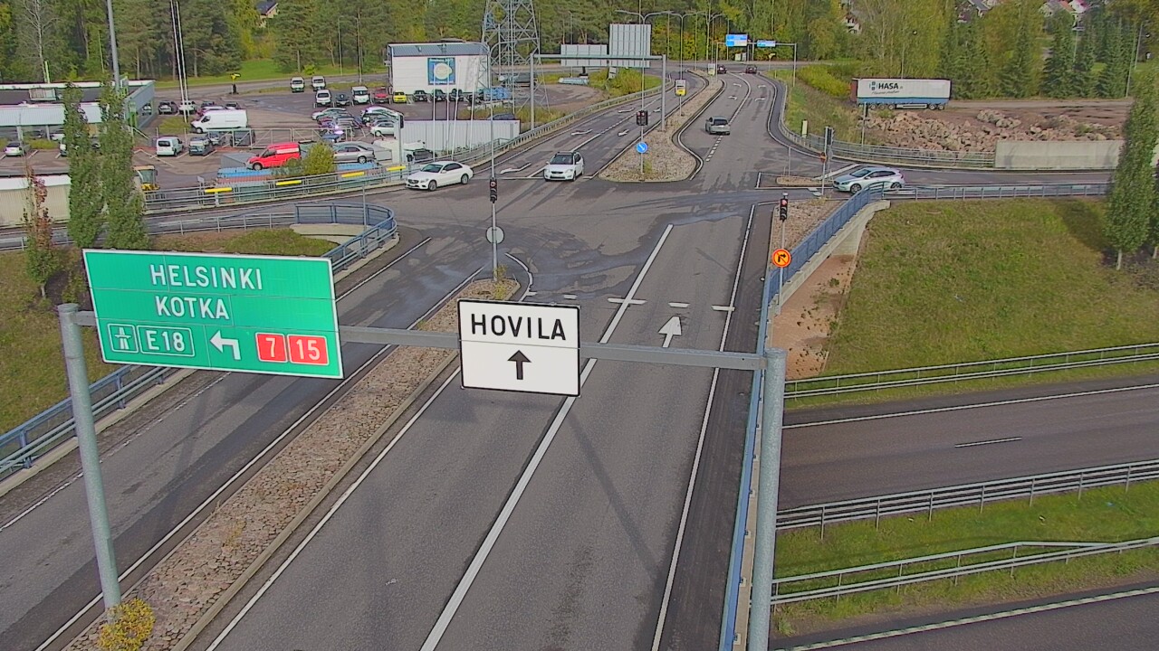 Weather Camera Image Väg 7 Kotka, Jumalniemi, Kotka, Kymenlaakso
