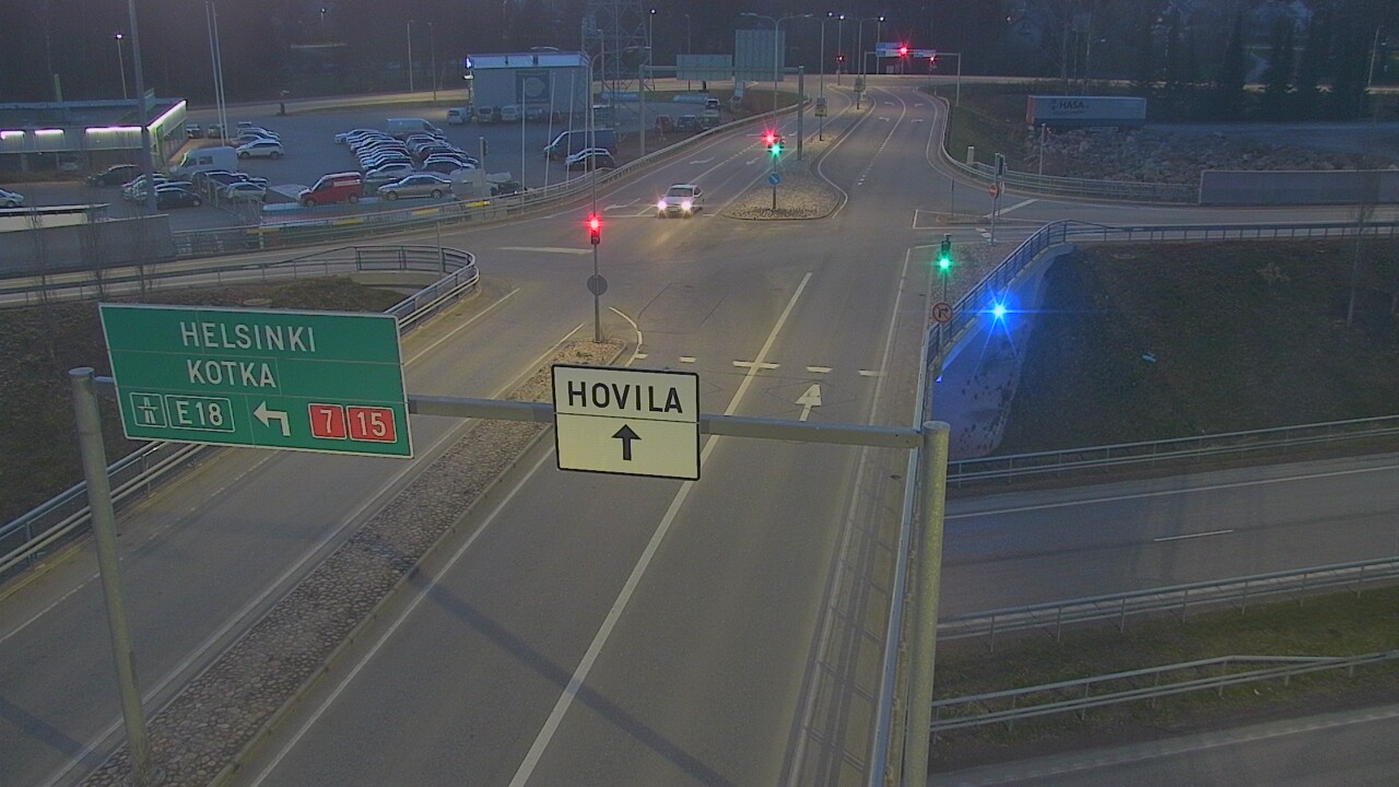 Weather Camera Image Väg 7 Kotka, Jumalniemi, Kotka, Kymenlaakso