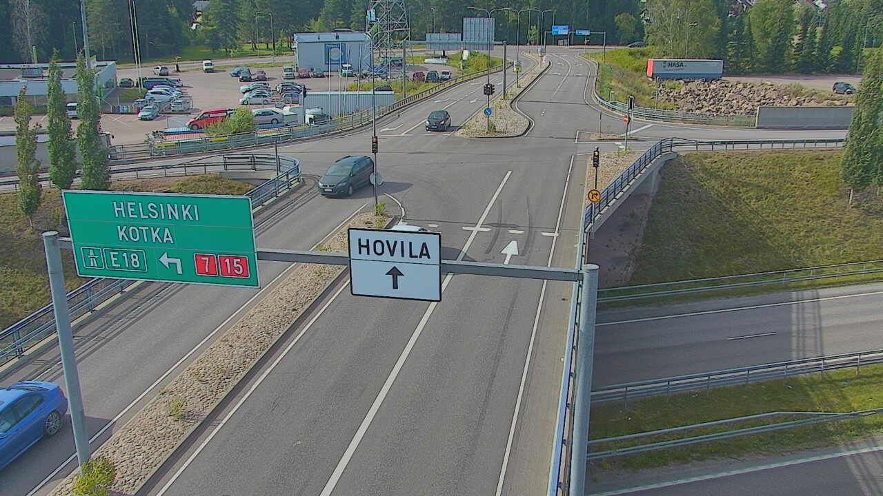 Weather Camera Image Väg 7 Kotka, Jumalniemi, Kotka, Kymenlaakso
