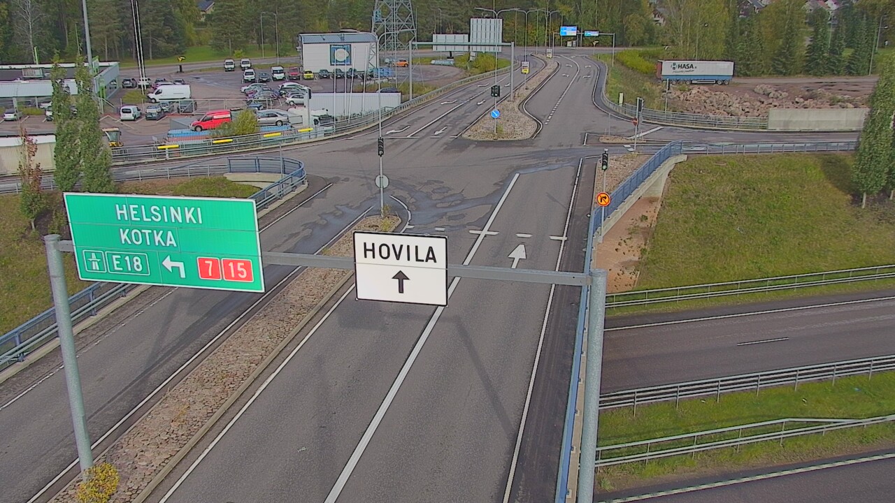 Weather Camera Image Väg 7 Kotka, Jumalniemi, Kotka, Kymenlaakso