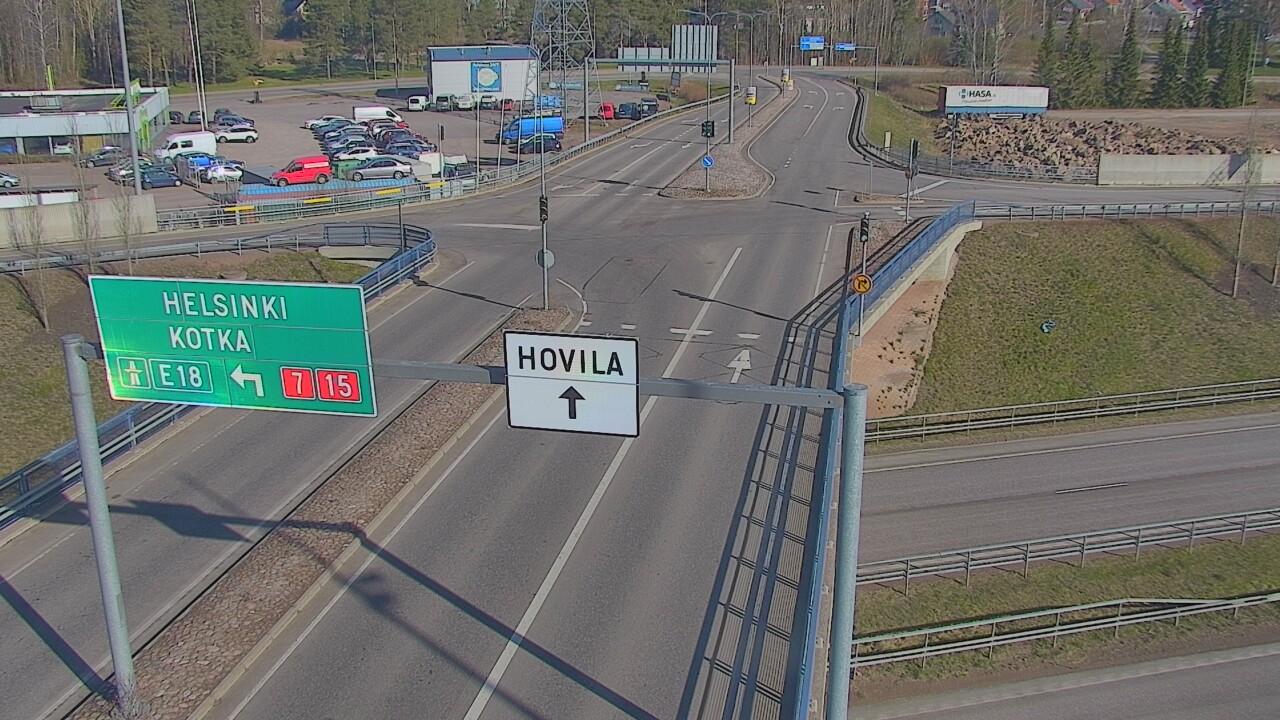 Weather Camera Image Väg 7 Kotka, Jumalniemi, Kotka, Kymenlaakso
