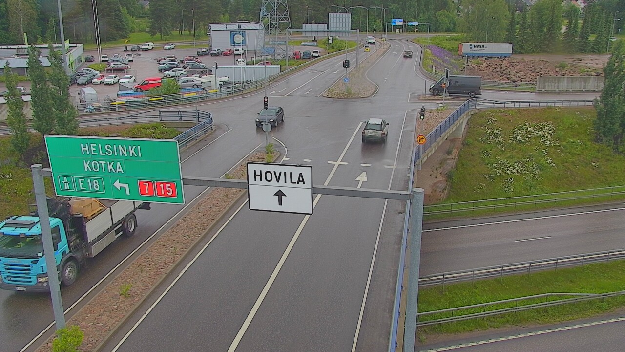 Weather Camera Image Väg 7 Kotka, Jumalniemi, Kotka, Kymenlaakso