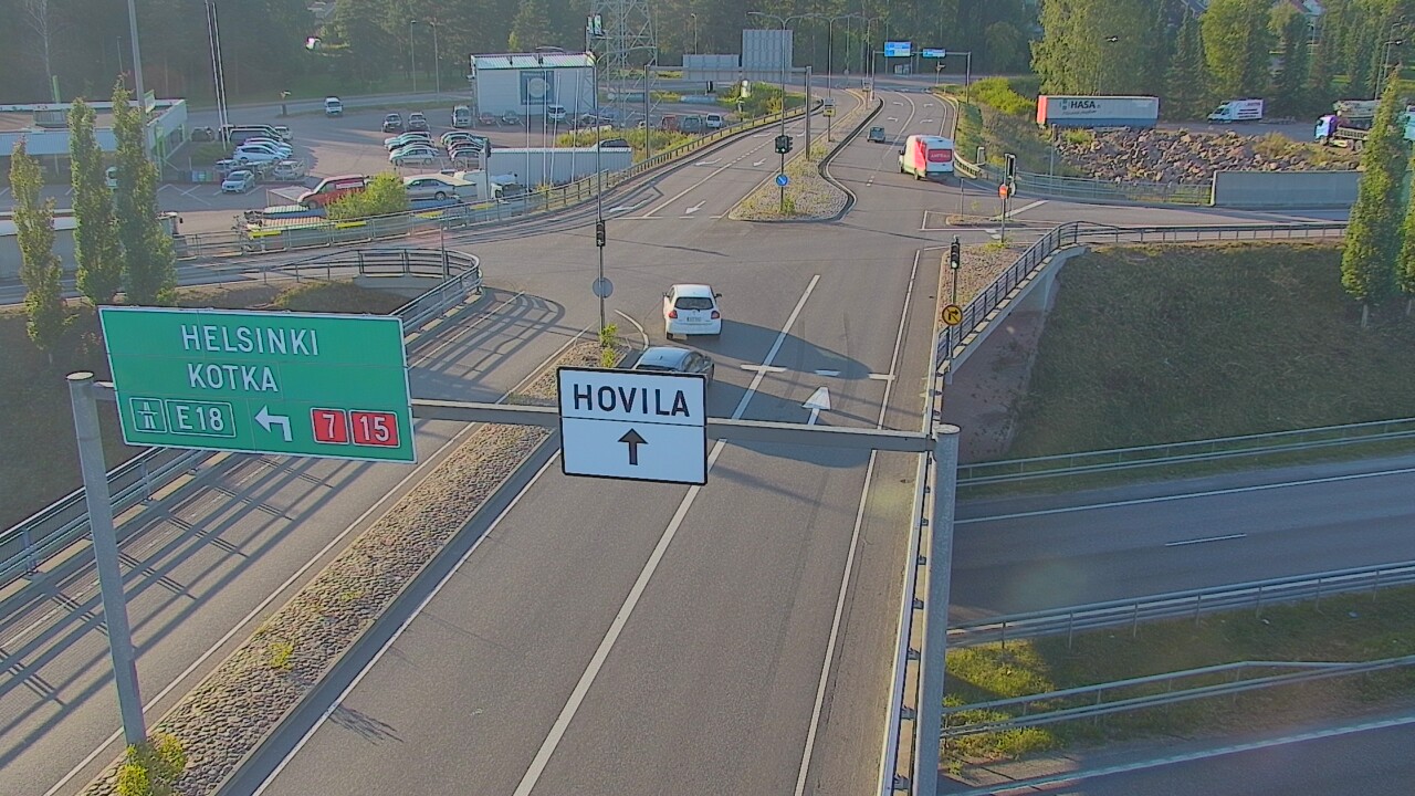Weather Camera Image Väg 7 Kotka, Jumalniemi, Kotka, Kymenlaakso