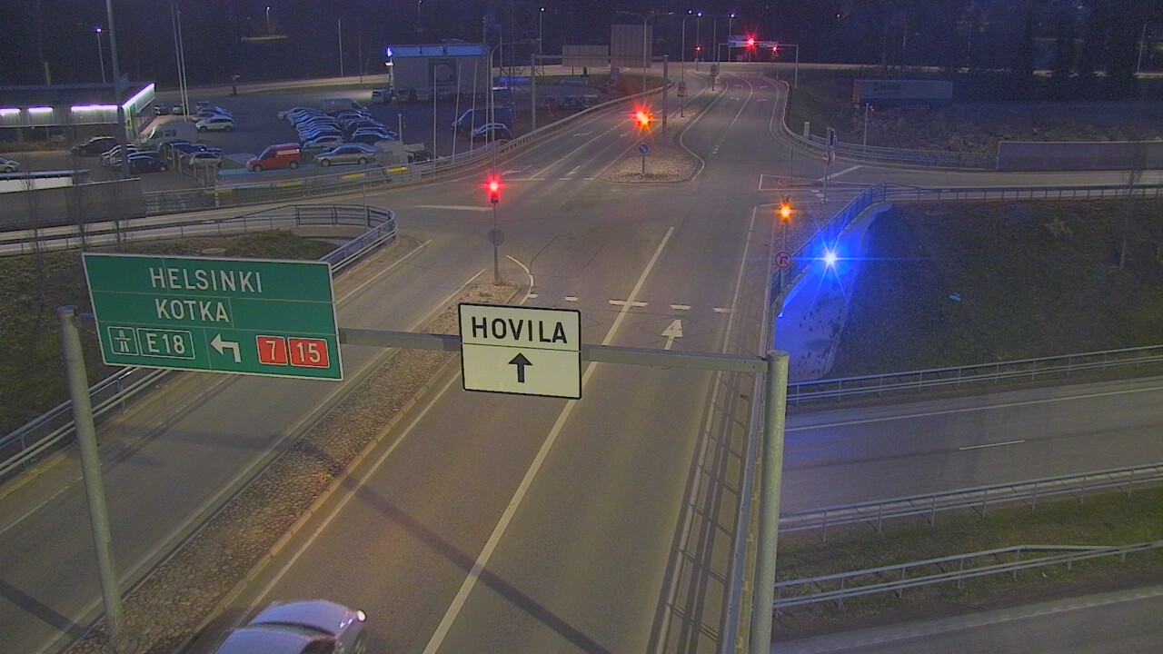 Weather Camera Image Väg 7 Kotka, Jumalniemi, Kotka, Kymenlaakso
