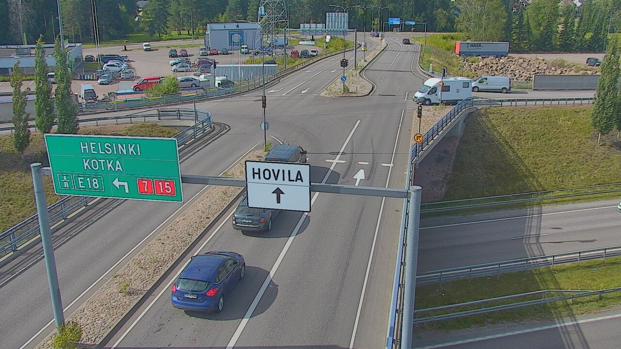 Weather Camera Image Väg 7 Kotka, Jumalniemi, Kotka, Kymenlaakso