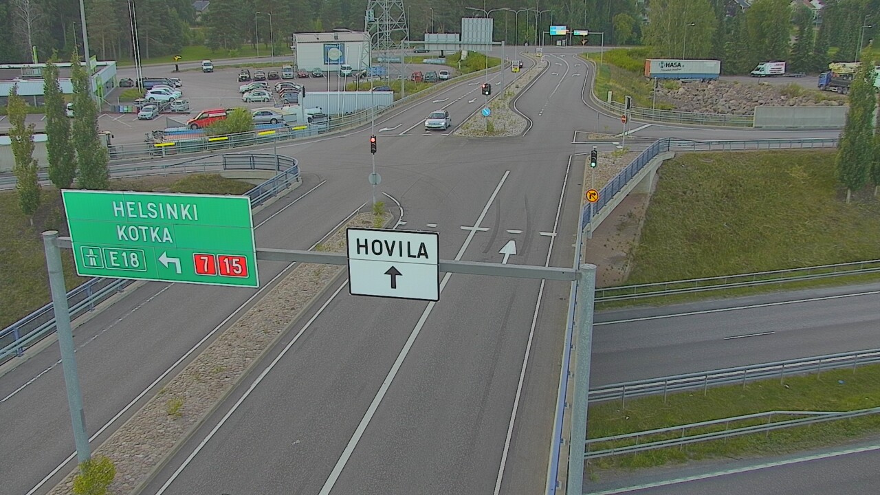 Weather Camera Image Väg 7 Kotka, Jumalniemi, Kotka, Kymenlaakso