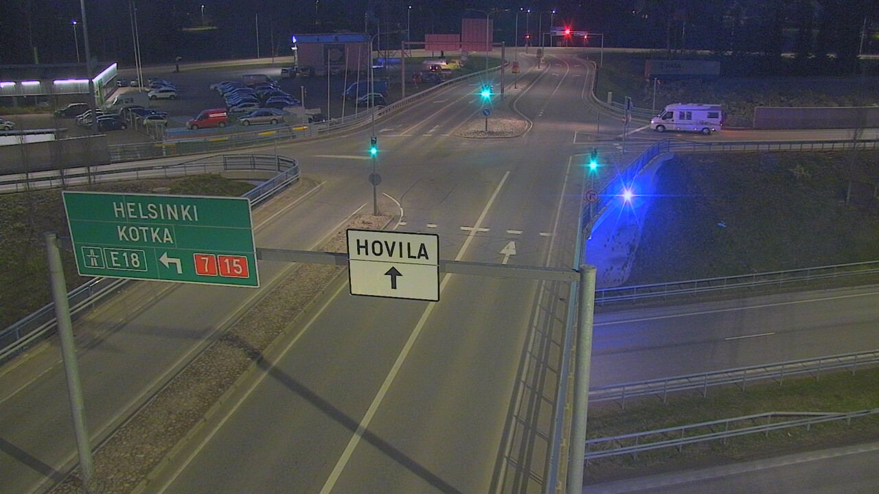 Weather Camera Image Väg 7 Kotka, Jumalniemi, Kotka, Kymenlaakso