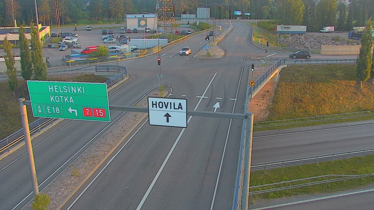 Weather Camera Image Väg 7 Kotka, Jumalniemi, Kotka, Kymenlaakso