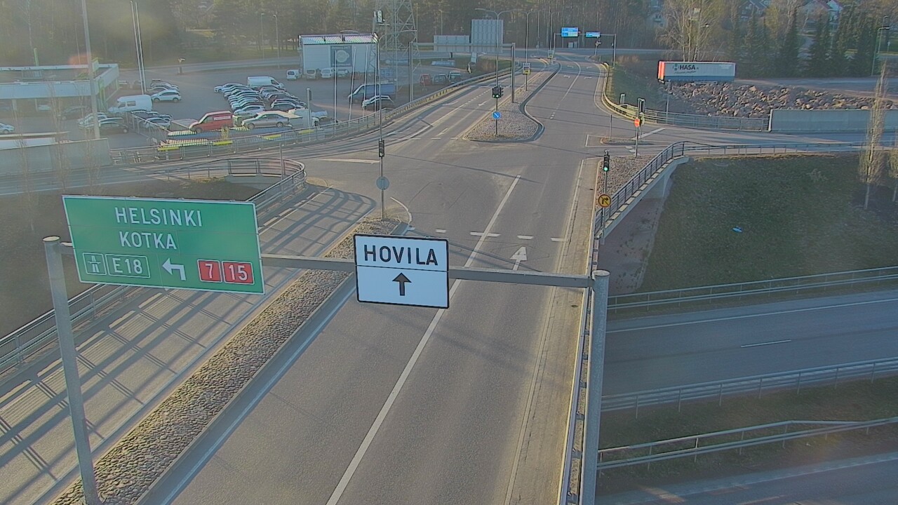 Weather Camera Image Väg 7 Kotka, Jumalniemi, Kotka, Kymenlaakso