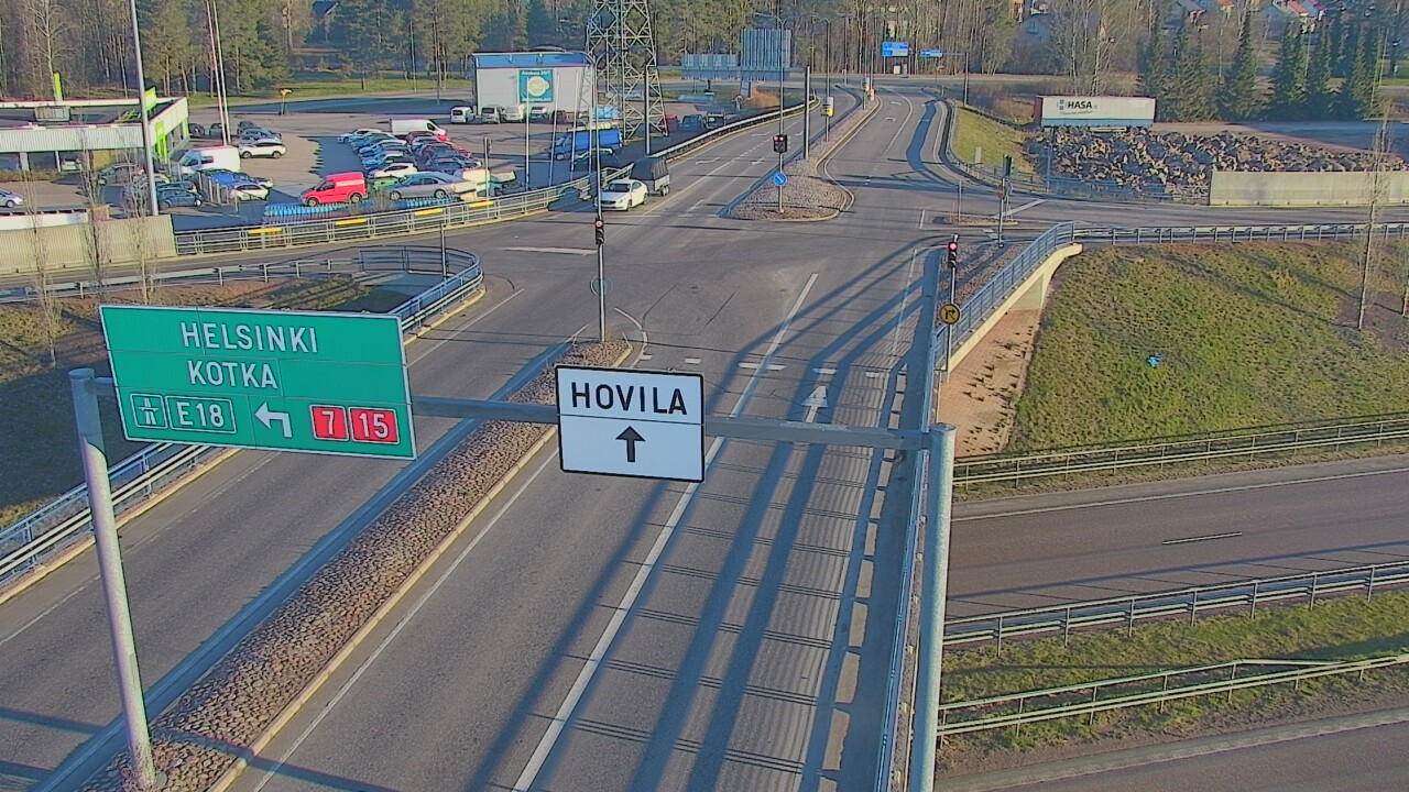 Weather Camera Image Väg 7 Kotka, Jumalniemi, Kotka, Kymenlaakso