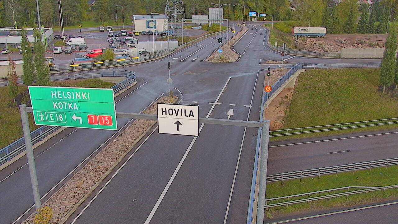 Weather Camera Image Väg 7 Kotka, Jumalniemi, Kotka, Kymenlaakso
