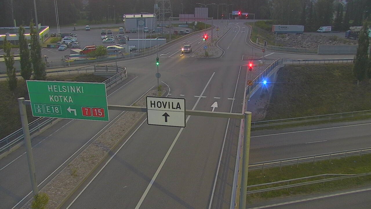Weather Camera Image Väg 7 Kotka, Jumalniemi, Kotka, Kymenlaakso