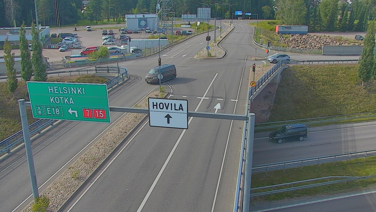 Weather Camera Image Väg 7 Kotka, Jumalniemi, Kotka, Kymenlaakso