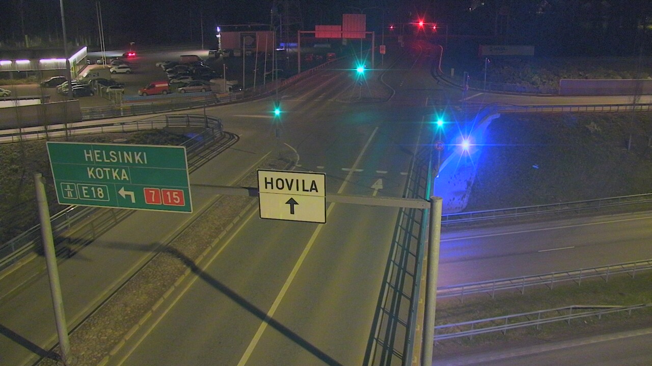 Weather Camera Image Väg 7 Kotka, Jumalniemi, Kotka, Kymenlaakso