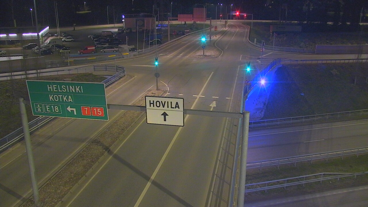 Weather Camera Image Väg 7 Kotka, Jumalniemi, Kotka, Kymenlaakso
