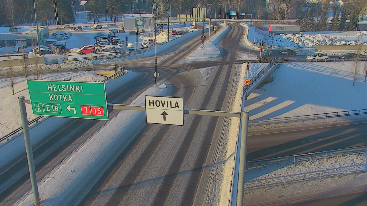 Weather Camera Image Väg 7 Kotka, Jumalniemi, Kotka, Kymenlaakso