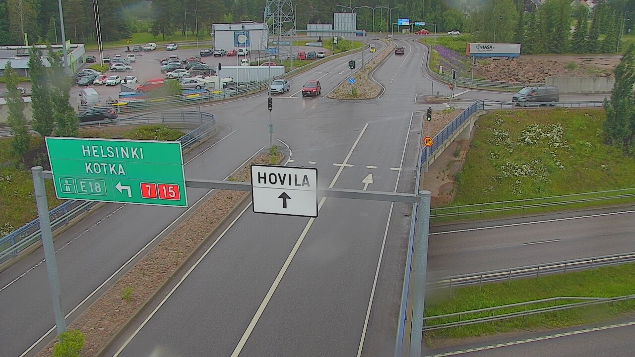 Weather Camera Image Väg 7 Kotka, Jumalniemi, Kotka, Kymenlaakso