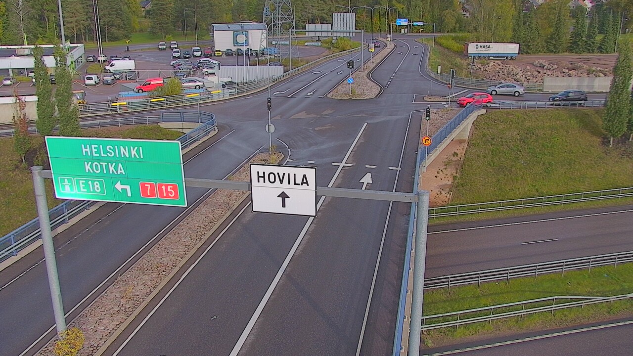 Weather Camera Image Väg 7 Kotka, Jumalniemi, Kotka, Kymenlaakso