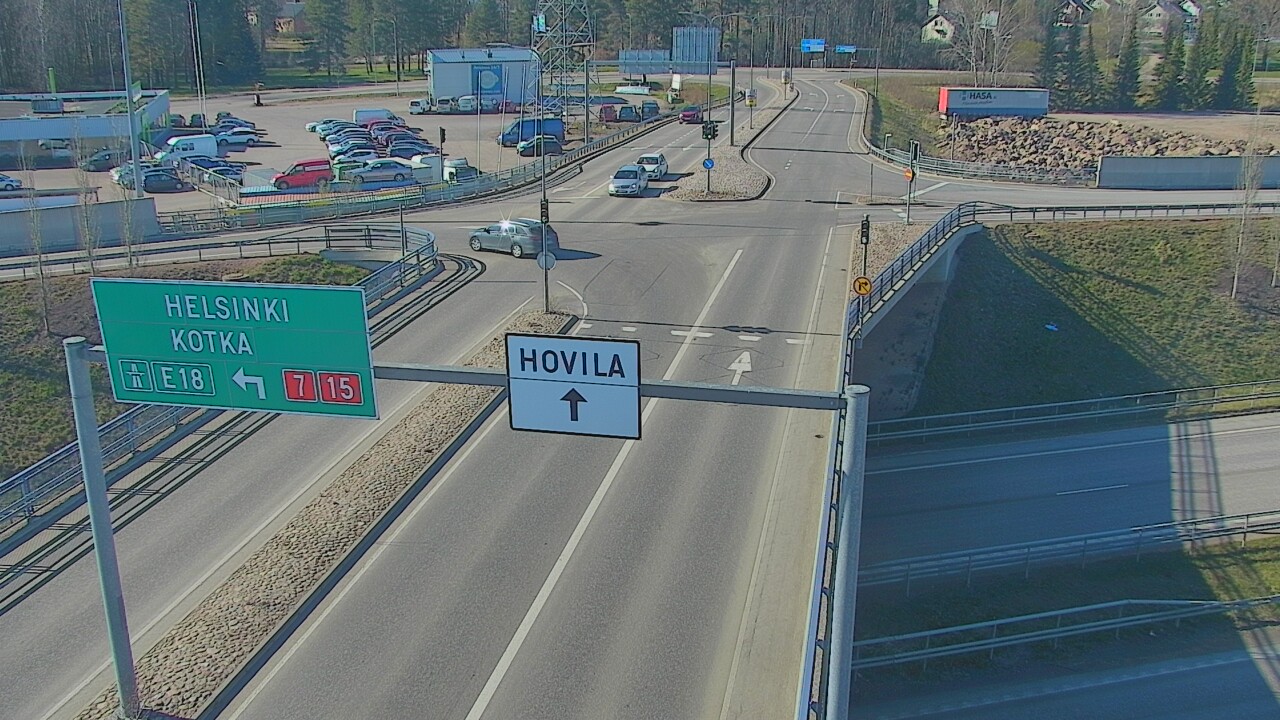 Weather Camera Image Väg 7 Kotka, Jumalniemi, Kotka, Kymenlaakso