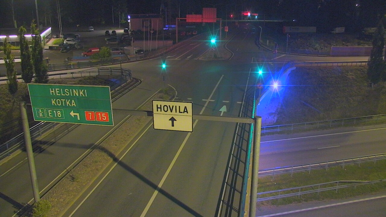 Weather Camera Image Väg 7 Kotka, Jumalniemi, Kotka, Kymenlaakso