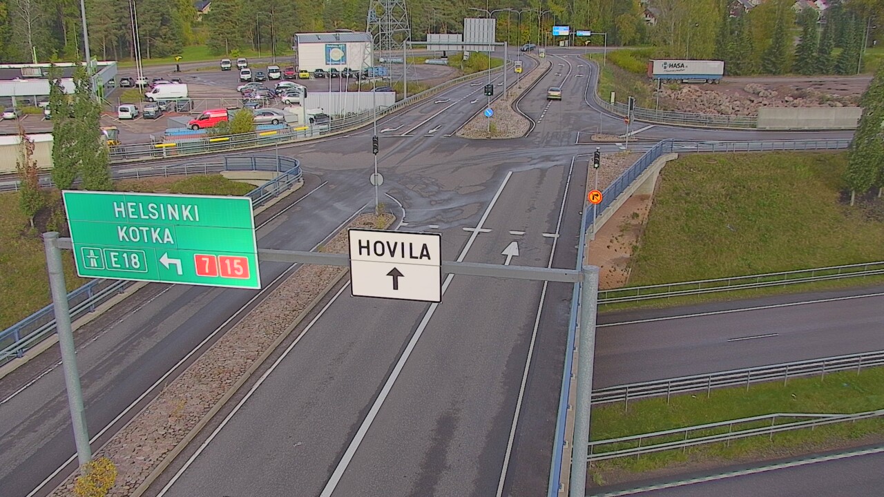 Weather Camera Image Väg 7 Kotka, Jumalniemi, Kotka, Kymenlaakso