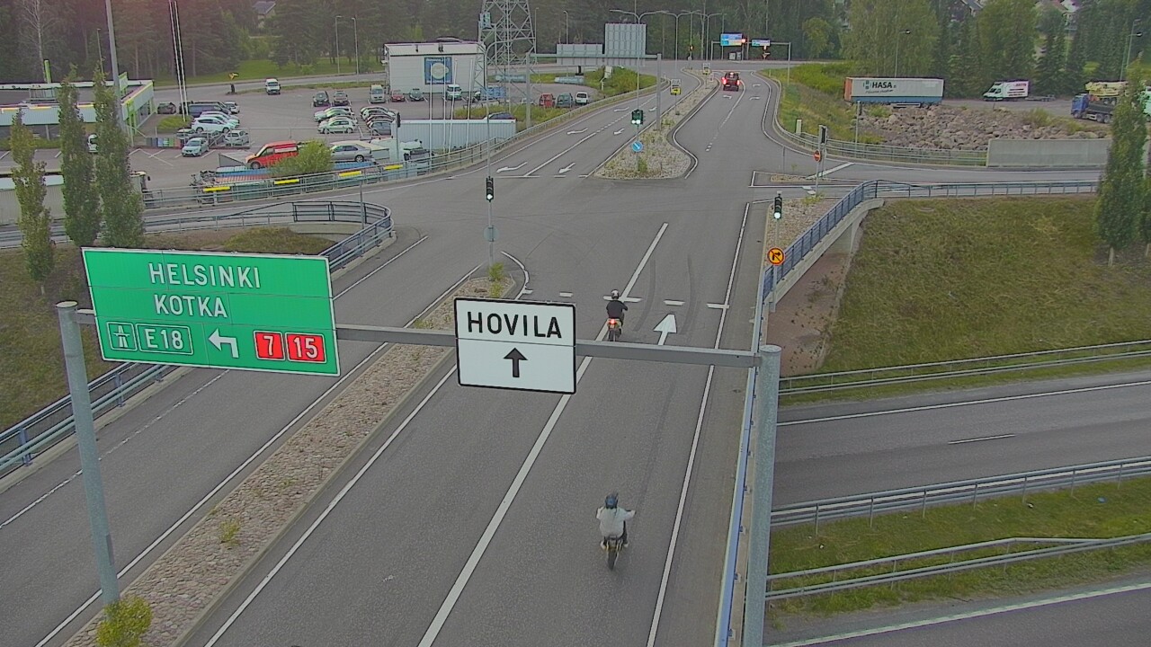 Weather Camera Image Väg 7 Kotka, Jumalniemi, Kotka, Kymenlaakso