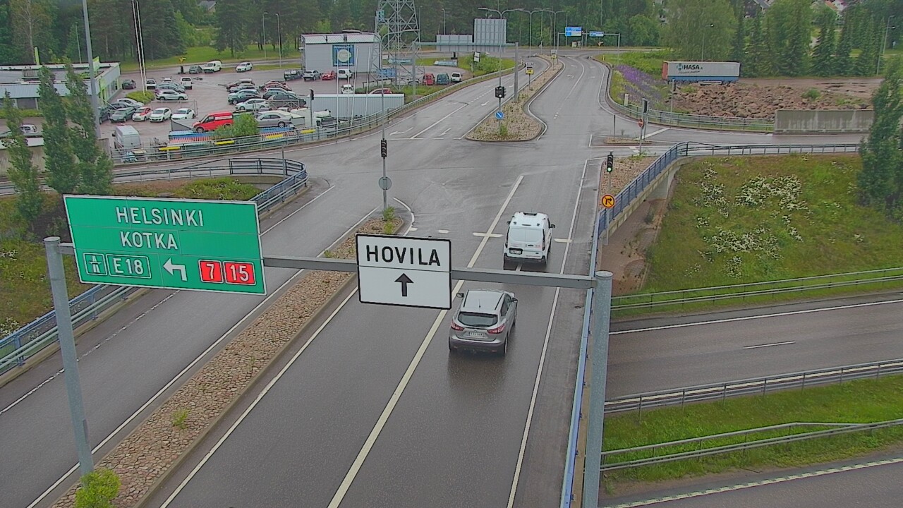 Weather Camera Image Väg 7 Kotka, Jumalniemi, Kotka, Kymenlaakso