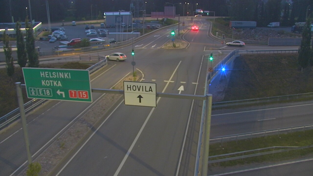 Weather Camera Image Väg 7 Kotka, Jumalniemi, Kotka, Kymenlaakso