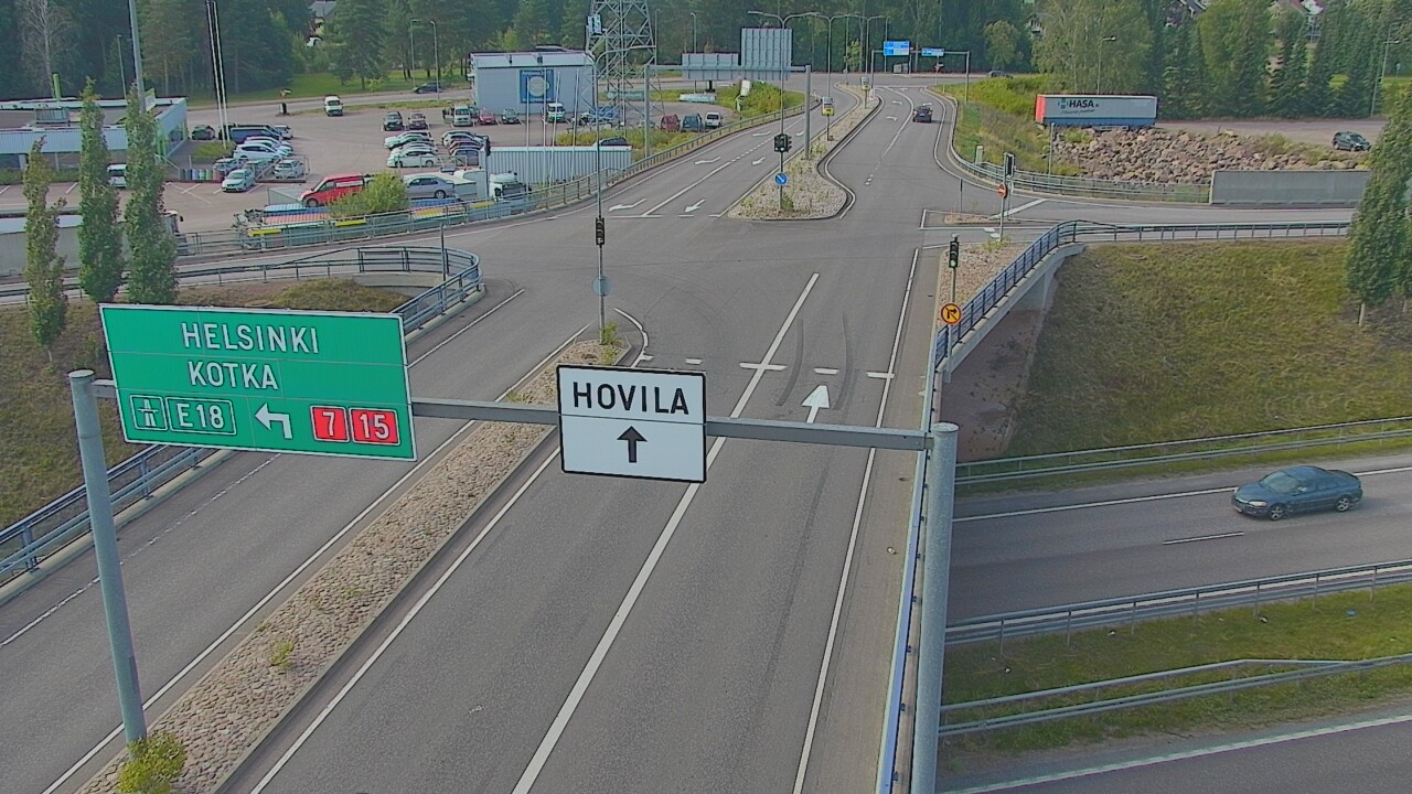 Weather Camera Image Väg 7 Kotka, Jumalniemi, Kotka, Kymenlaakso