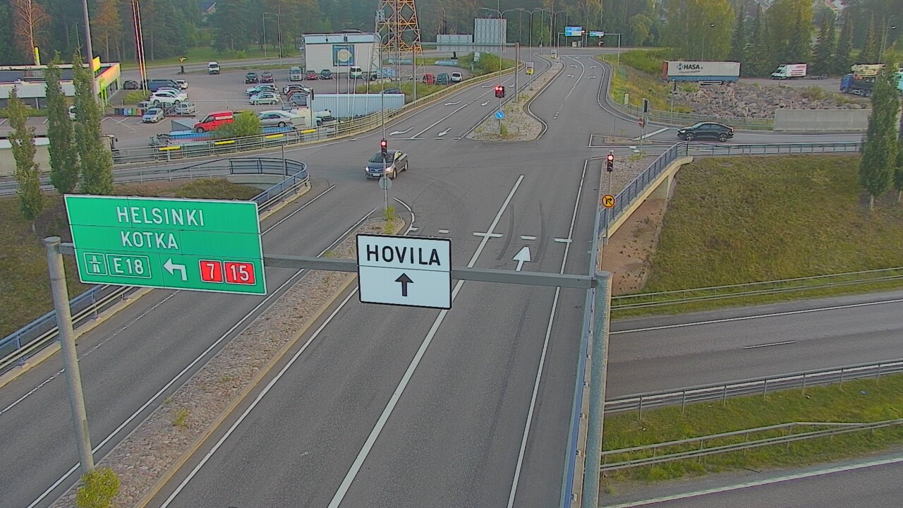 Weather Camera Image Väg 7 Kotka, Jumalniemi, Kotka, Kymenlaakso