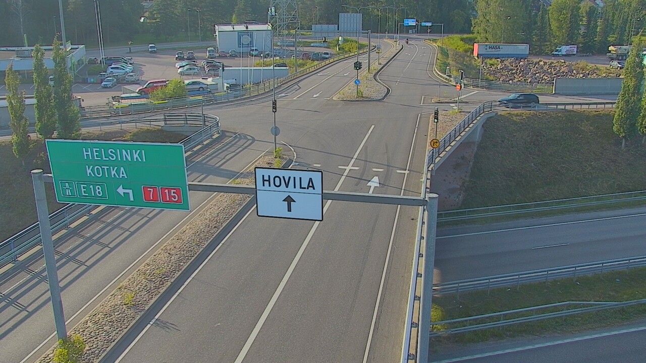 Weather Camera Image Väg 7 Kotka, Jumalniemi, Kotka, Kymenlaakso