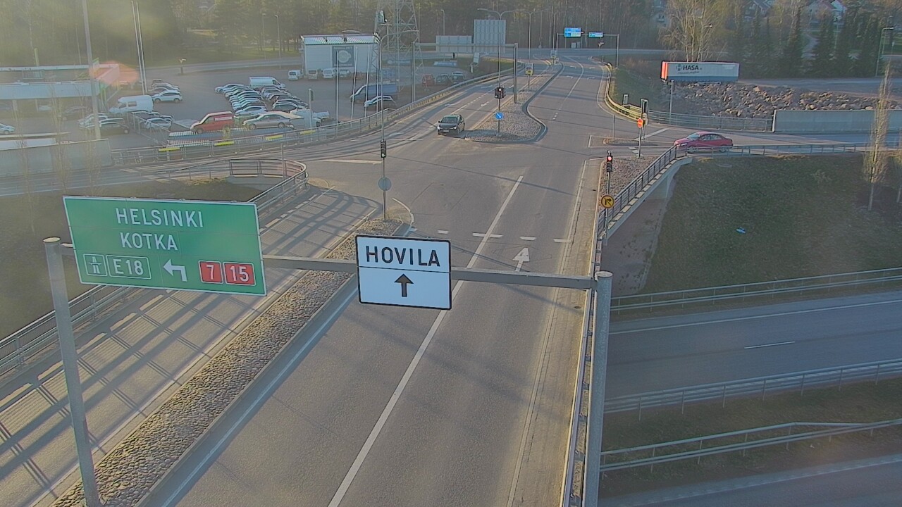 Weather Camera Image Väg 7 Kotka, Jumalniemi, Kotka, Kymenlaakso