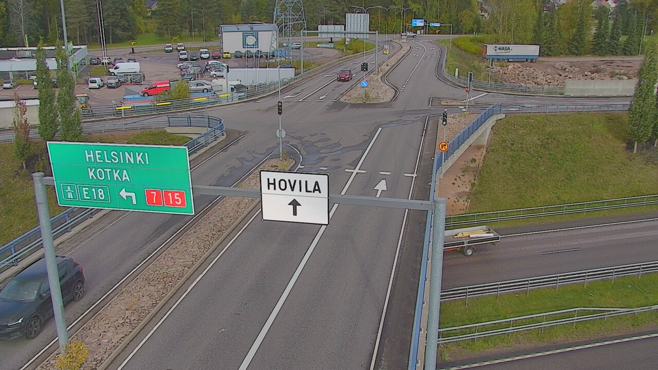 Weather Camera Image Väg 7 Kotka, Jumalniemi, Kotka, Kymenlaakso