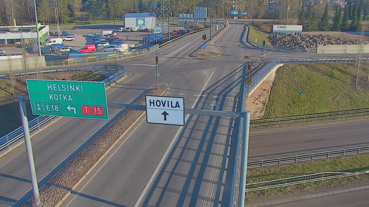 Weather Camera Image Väg 7 Kotka, Jumalniemi, Kotka, Kymenlaakso