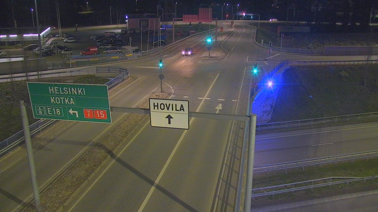 Weather Camera Image Väg 7 Kotka, Jumalniemi, Kotka, Kymenlaakso