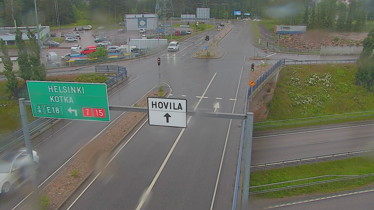 Weather Camera Image Väg 7 Kotka, Jumalniemi, Kotka, Kymenlaakso