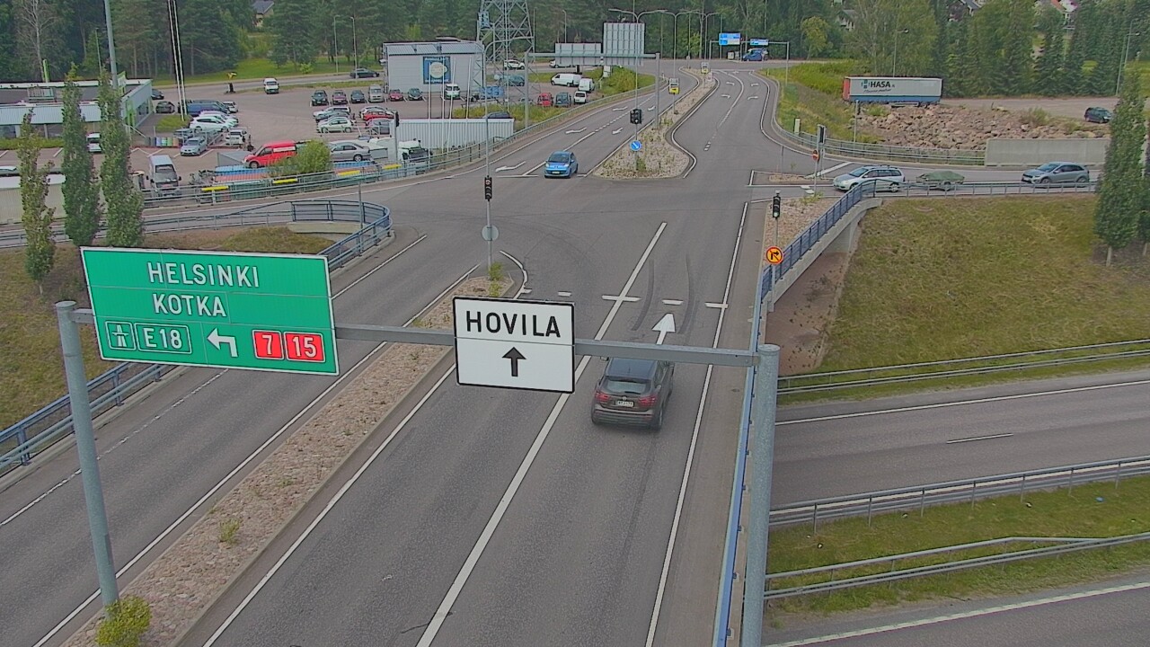 Weather Camera Image Väg 7 Kotka, Jumalniemi, Kotka, Kymenlaakso
