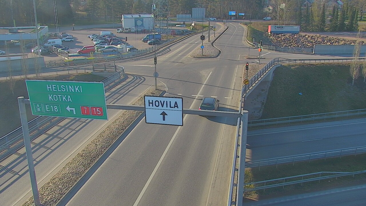 Weather Camera Image Väg 7 Kotka, Jumalniemi, Kotka, Kymenlaakso