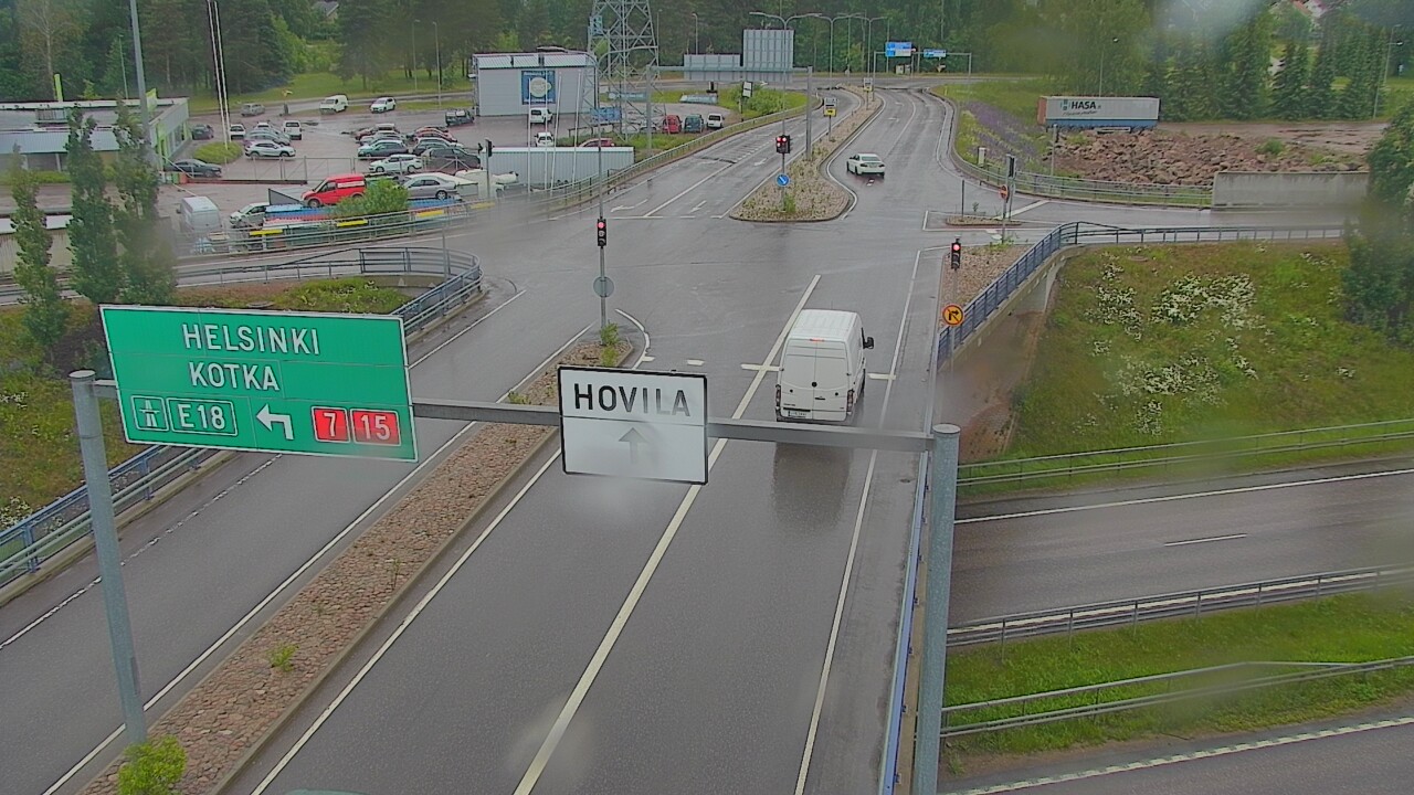 Weather Camera Image Väg 7 Kotka, Jumalniemi, Kotka, Kymenlaakso