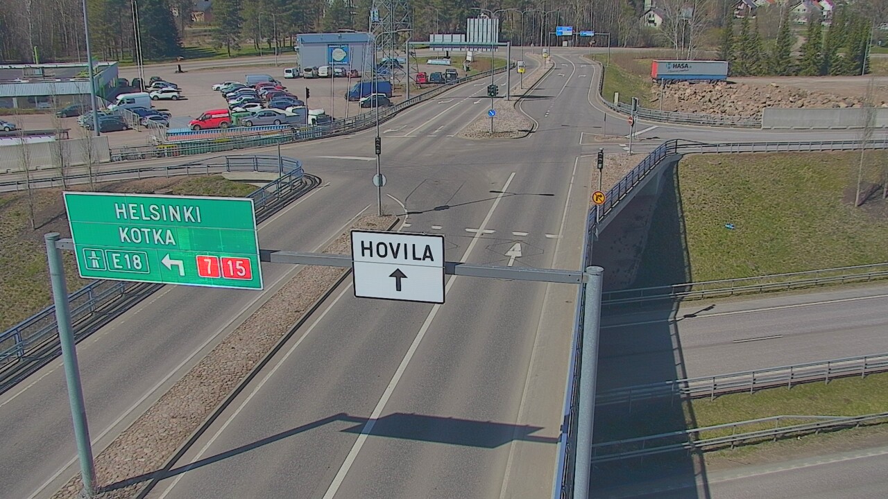 Weather Camera Image Väg 7 Kotka, Jumalniemi, Kotka, Kymenlaakso