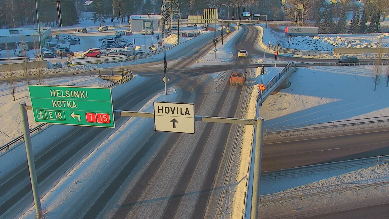 Weather Camera Image Väg 7 Kotka, Jumalniemi, Kotka, Kymenlaakso