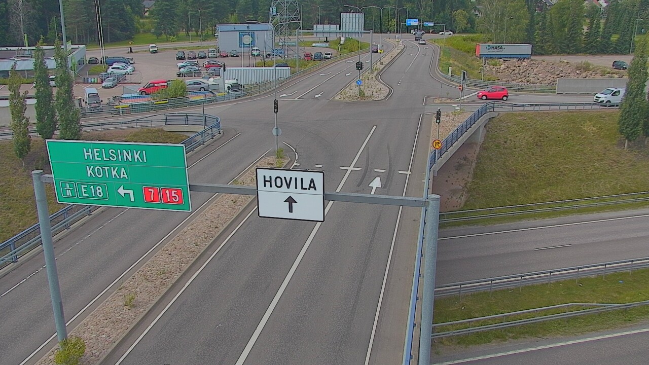 Weather Camera Image Väg 7 Kotka, Jumalniemi, Kotka, Kymenlaakso
