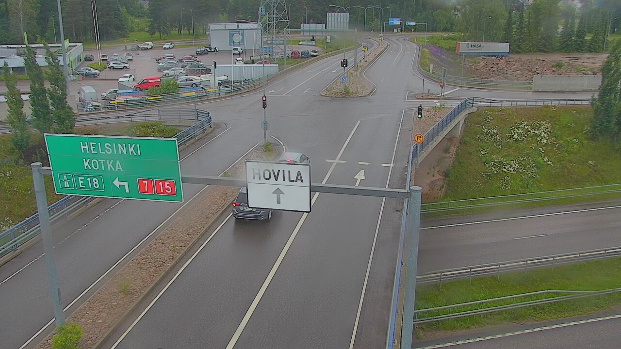 Weather Camera Image Väg 7 Kotka, Jumalniemi, Kotka, Kymenlaakso