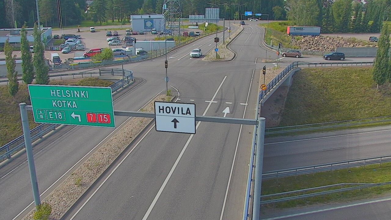 Weather Camera Image Väg 7 Kotka, Jumalniemi, Kotka, Kymenlaakso