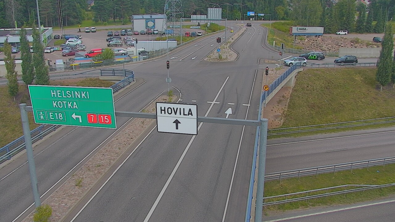 Weather Camera Image Väg 7 Kotka, Jumalniemi, Kotka, Kymenlaakso