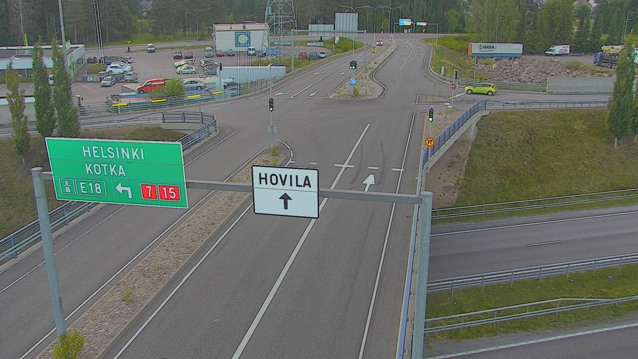 Weather Camera Image Väg 7 Kotka, Jumalniemi, Kotka, Kymenlaakso