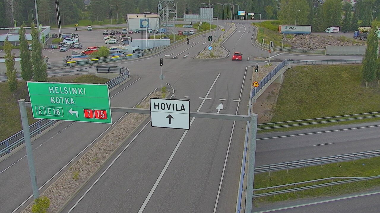 Weather Camera Image Väg 7 Kotka, Jumalniemi, Kotka, Kymenlaakso