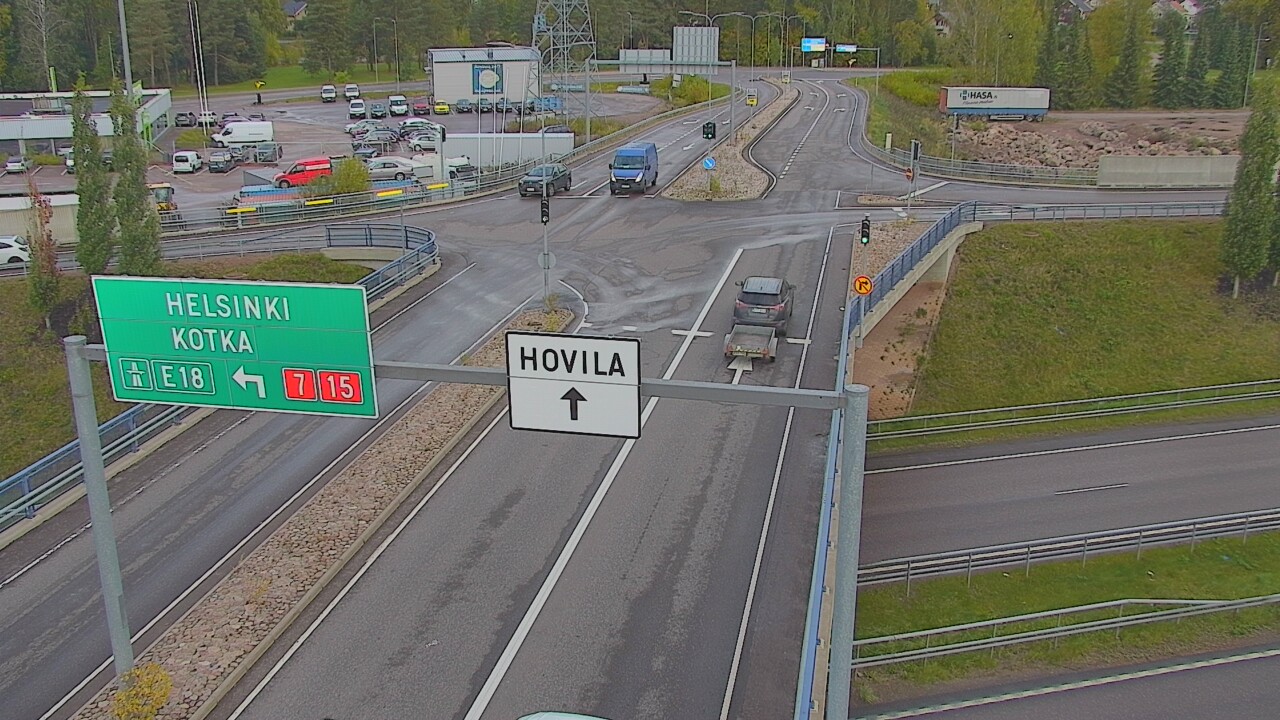Weather Camera Image Väg 7 Kotka, Jumalniemi, Kotka, Kymenlaakso