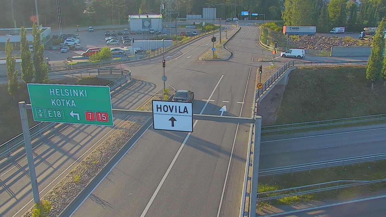 Weather Camera Image Väg 7 Kotka, Jumalniemi, Kotka, Kymenlaakso