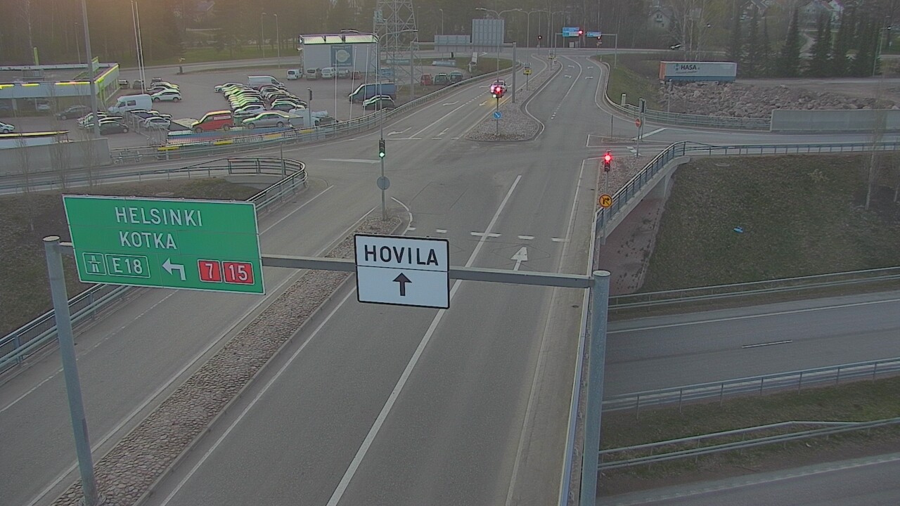 Weather Camera Image Väg 7 Kotka, Jumalniemi, Kotka, Kymenlaakso